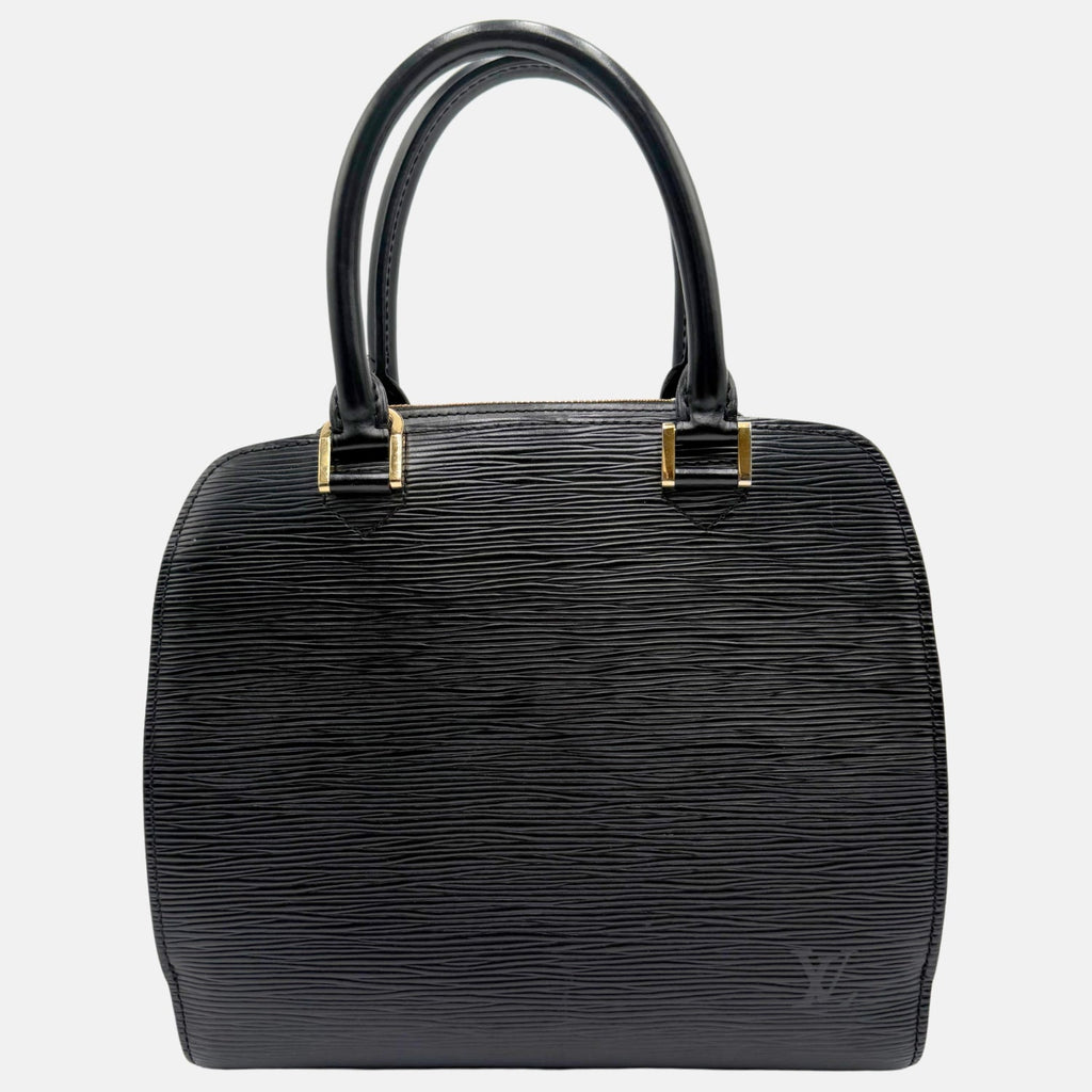 Pont Neuf Handbag Black Epi Leather