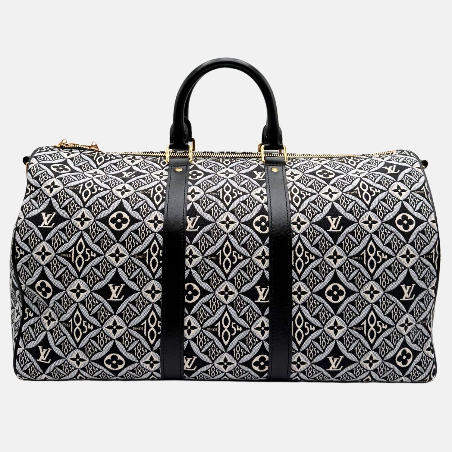 Since 1854 Keepall Bandouliere 45 Grey Jacquard