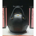 Gucci Puma Lux Energy Black Ball Zip Large Gold Round Basketball Handbag New