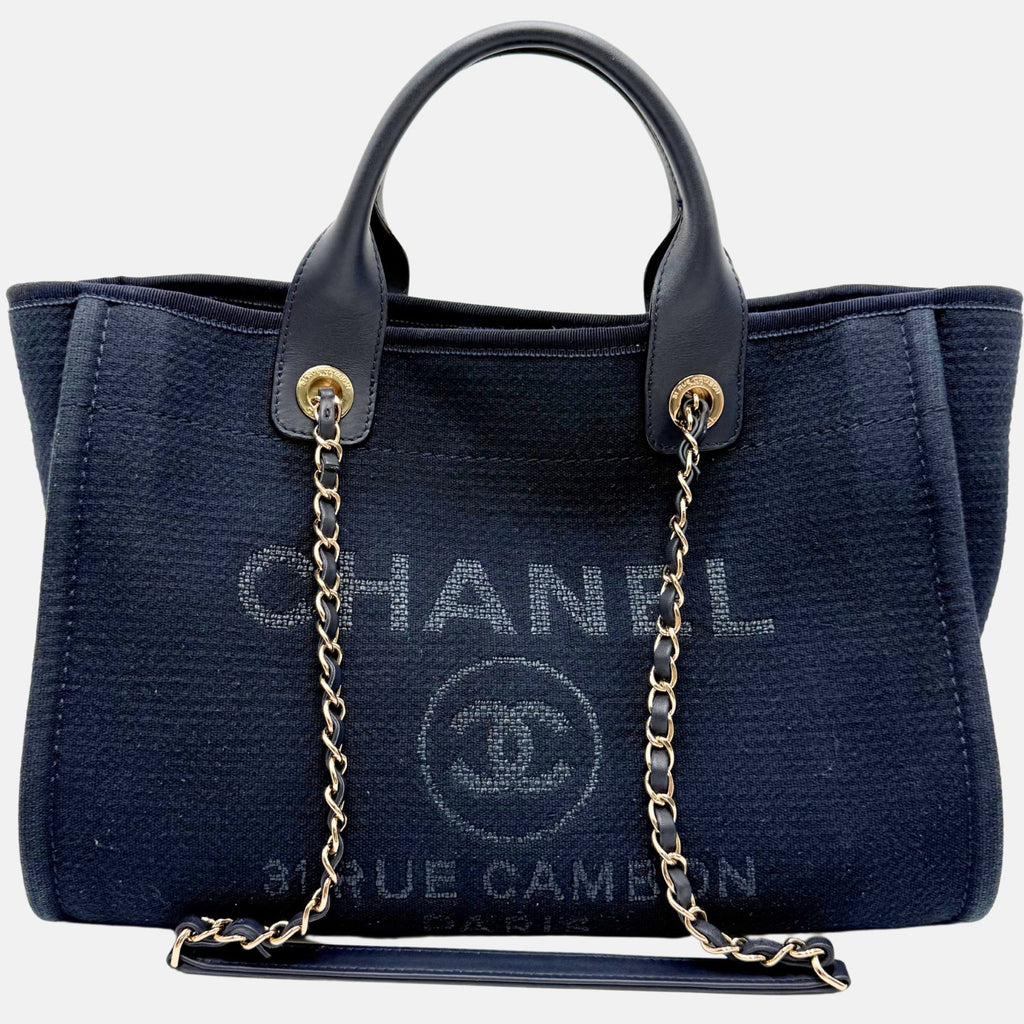 Deauville Tote Navy Small