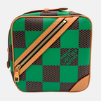 Chess Messenger Green Damier Pop Canvas