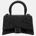 Hourglass XS Allover Strass Top-Handle Bag