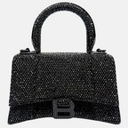 Hourglass XS Allover Strass Top-Handle Bag