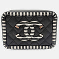 Vanity Bag Black / White Caviar Filligree Mini
