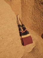 Malachite Multistripe Knitted Bag