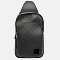 Avenue Slingbag Black Leather Bag