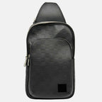 Avenue Slingbag Black Leather Bag