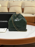 CHANEL GABRIELLE BACKPACK DARK GREEN PM