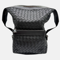 Hydrology Backpack Black Calfskin Intrecciato