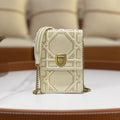 DIOR DIORAMA WHITE BAG