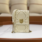 DIOR DIORAMA WHITE BAG