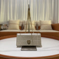 DIOR DIORAMA STUDDED SHIELD CHAIN SHOULDER & CROSSBODY BAG