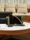 CHANEL LEBOY SEASONAL WITH SILVER CHAIN