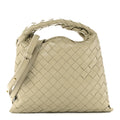Calfskin Intrecciato Mini Hop Travertine