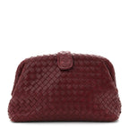 Nappa Intrecciato The Lauren 1980 Clutch Gigolo Red