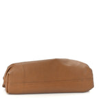 Smooth Butter Calf The Pouch Oversized Clutch Cammello
