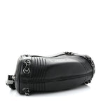 Lambskin Lax Small Tassel Shoulder Bag Black