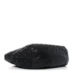 Nylon Quilted Large Coco Cocoon Tote Black