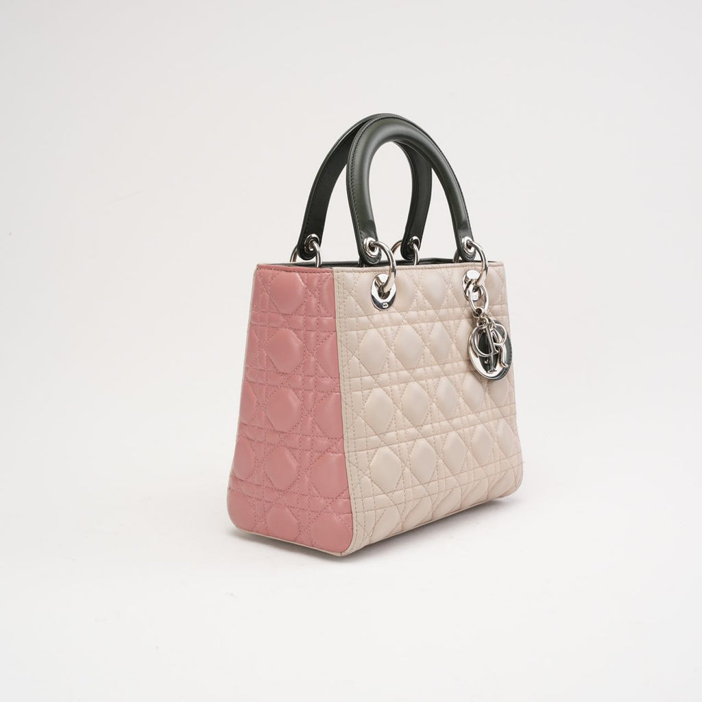 Dior Lady Medium Lamb Tricolor 2014