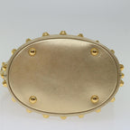 Prada Saffiano Gold Leather Handbag (Authentic Pre-Loved)