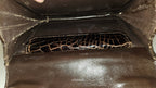 Fendi brown crocodile leather bag w two-tone chain strap & XL FF clasp