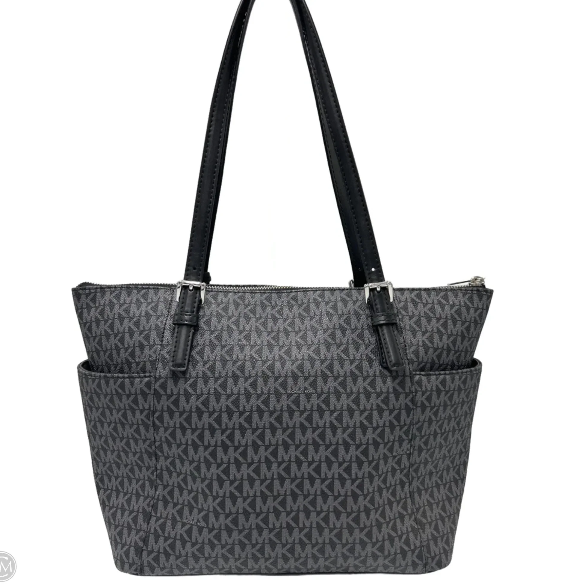 Handbag Designer By Michael Kors Black Monogram