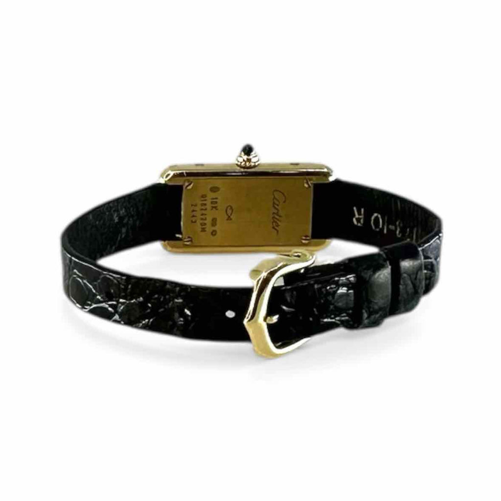 CARTIER 18K Black Watch