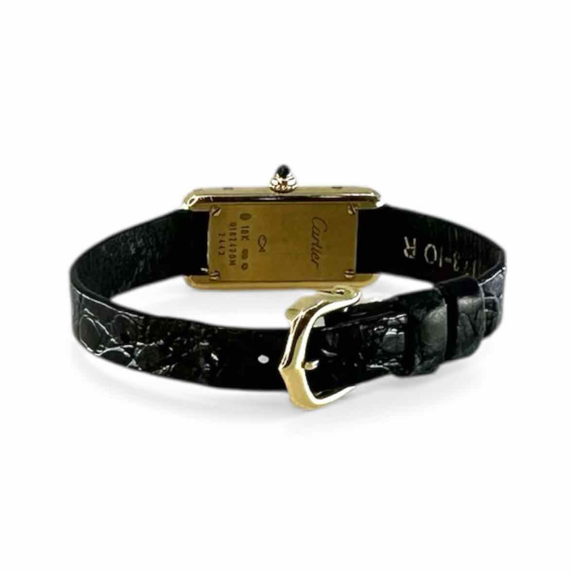 CARTIER 18K Black Watch