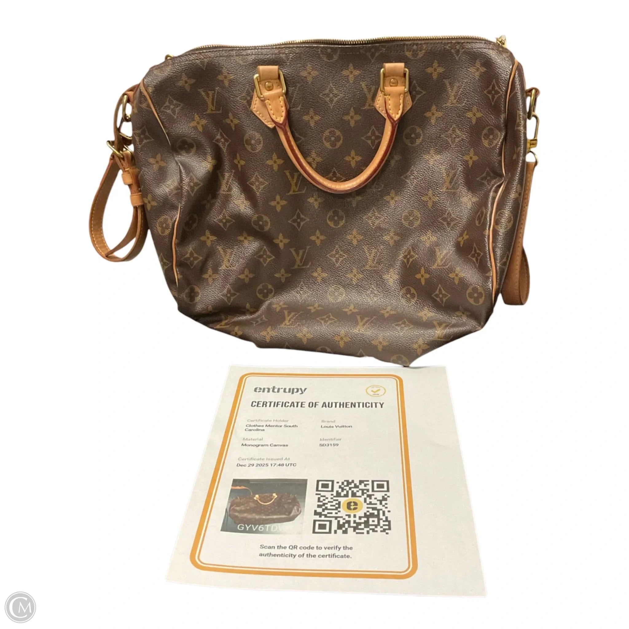 Handbag Luxury Designer By Louis Vuitton, Size: Medium