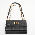 Christian Dior Black Mini Miss Caro Bag Lambskin 2023