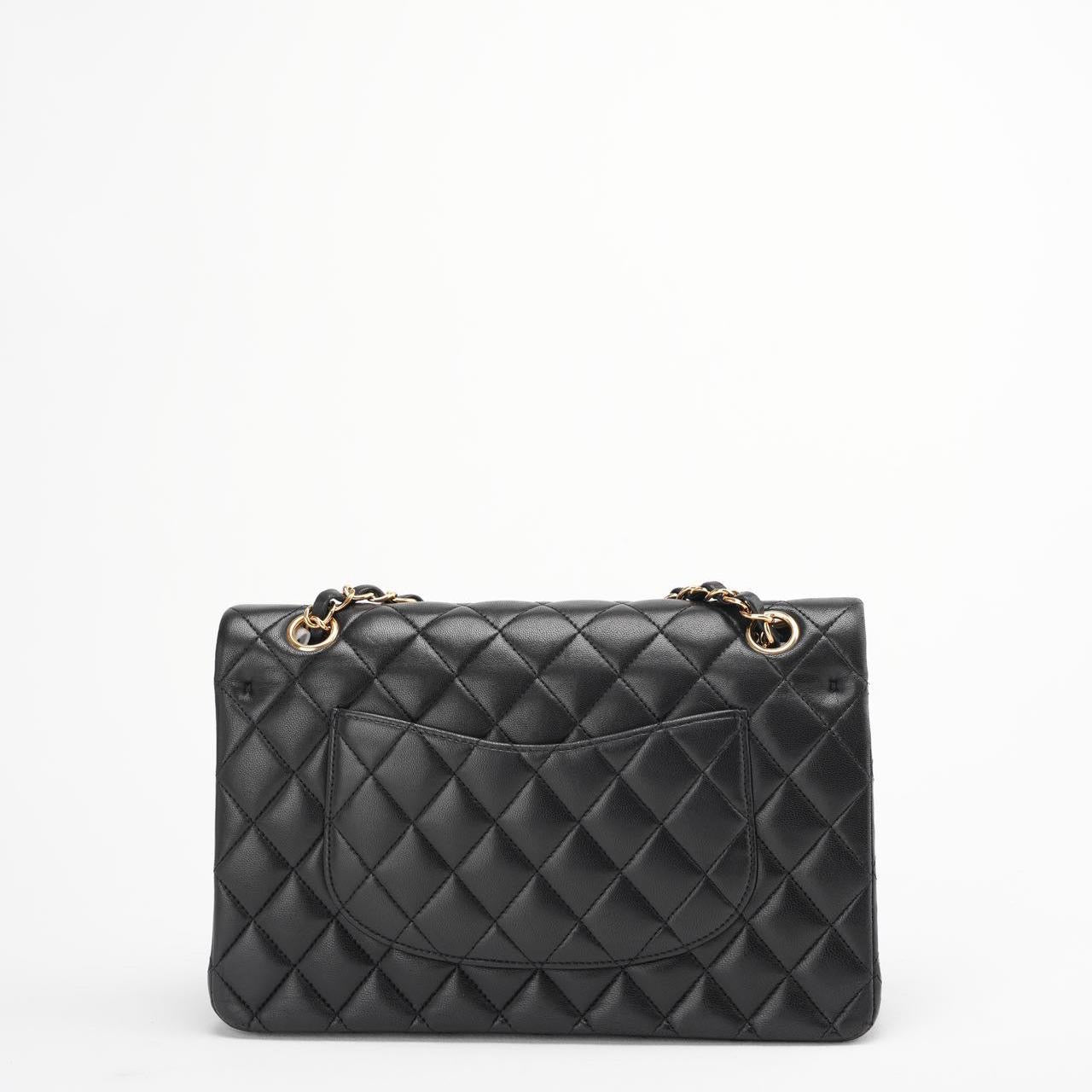 Chanel Classic Double Flap Bag Black Medium