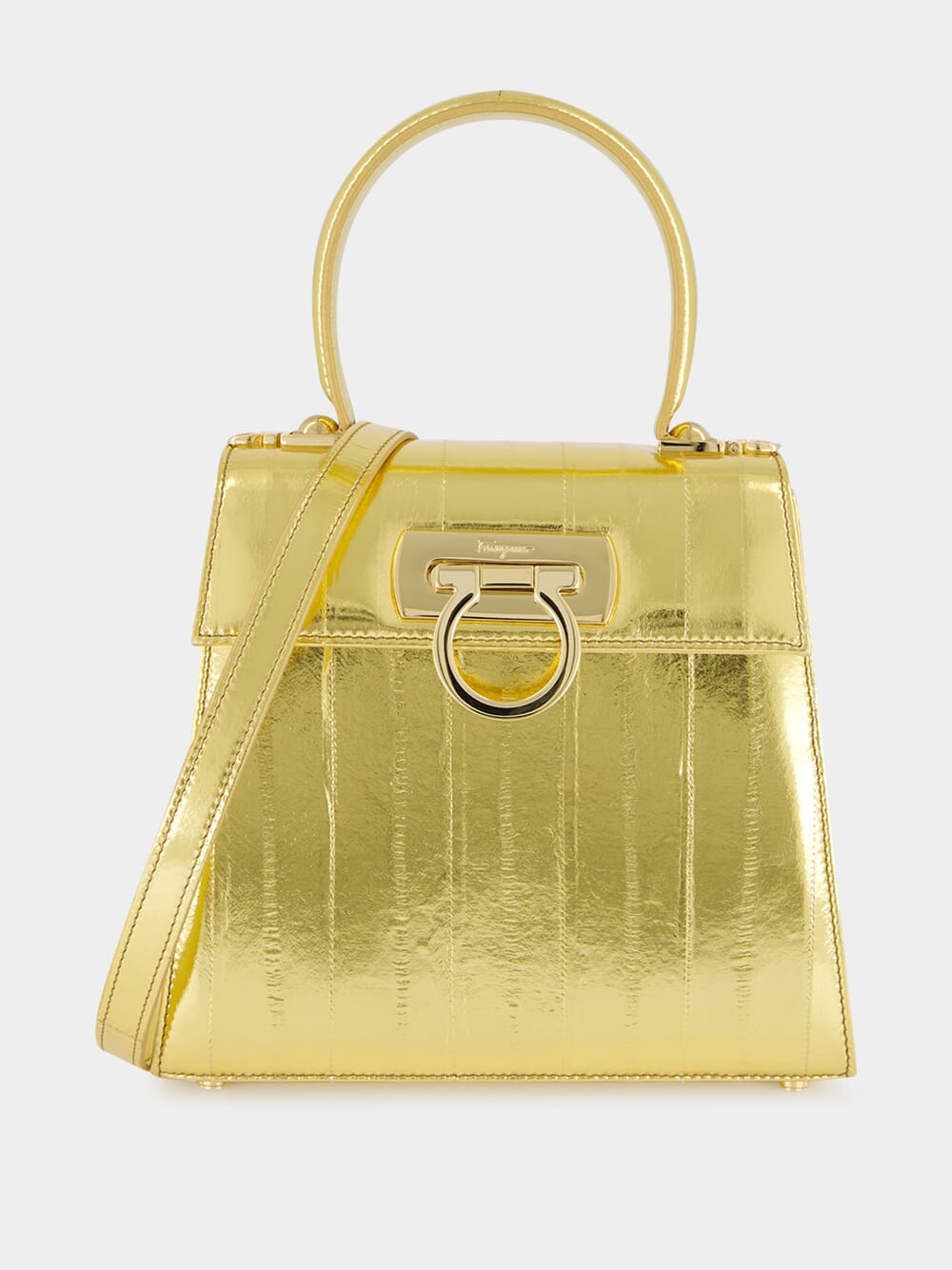 Gold Iconic Top Handle Small
