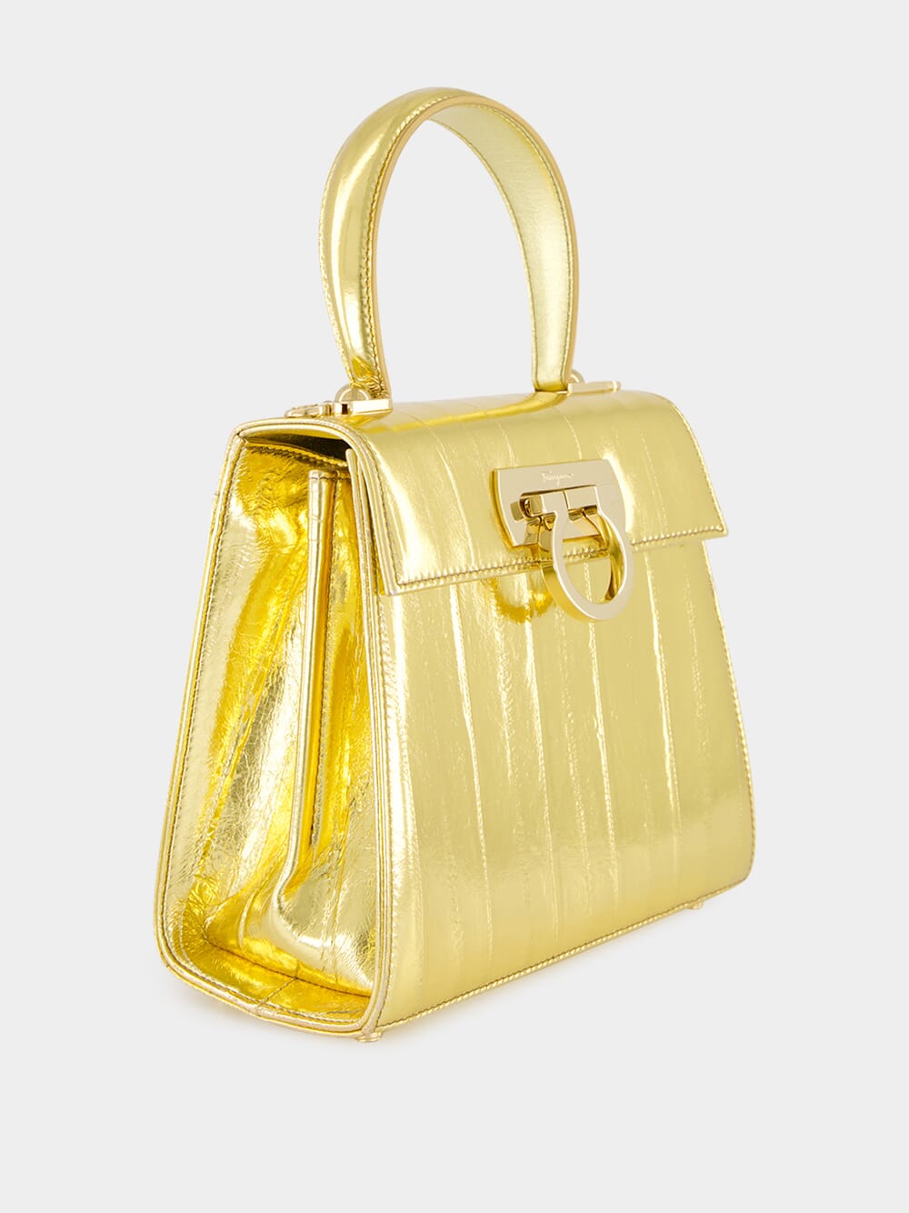 Gold Iconic Top Handle Small