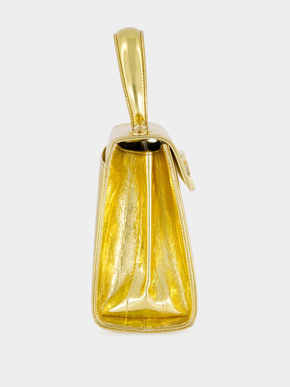 Gold Iconic Top Handle Small