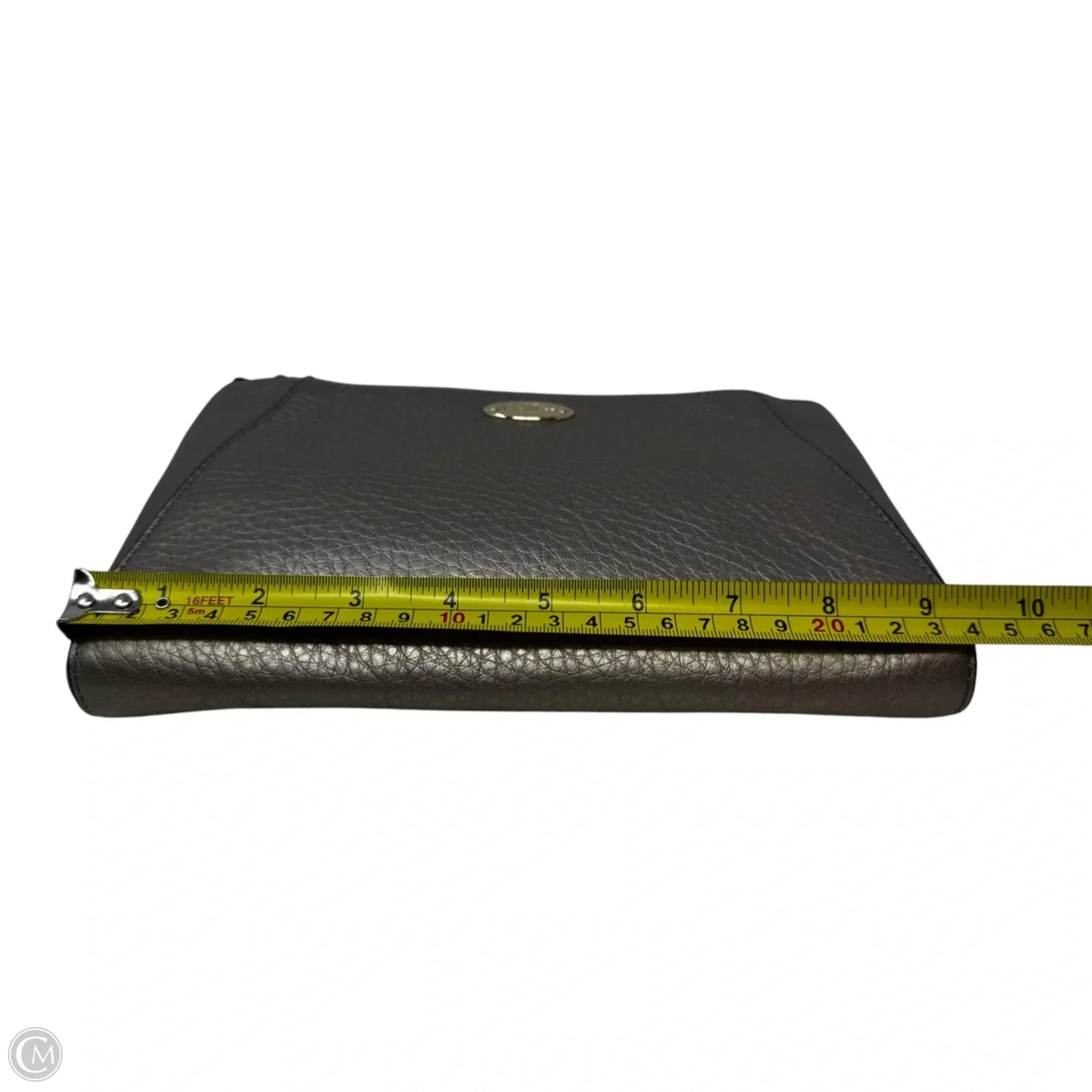 Metallic Wristlet Designer By Coach, Size: Medium
