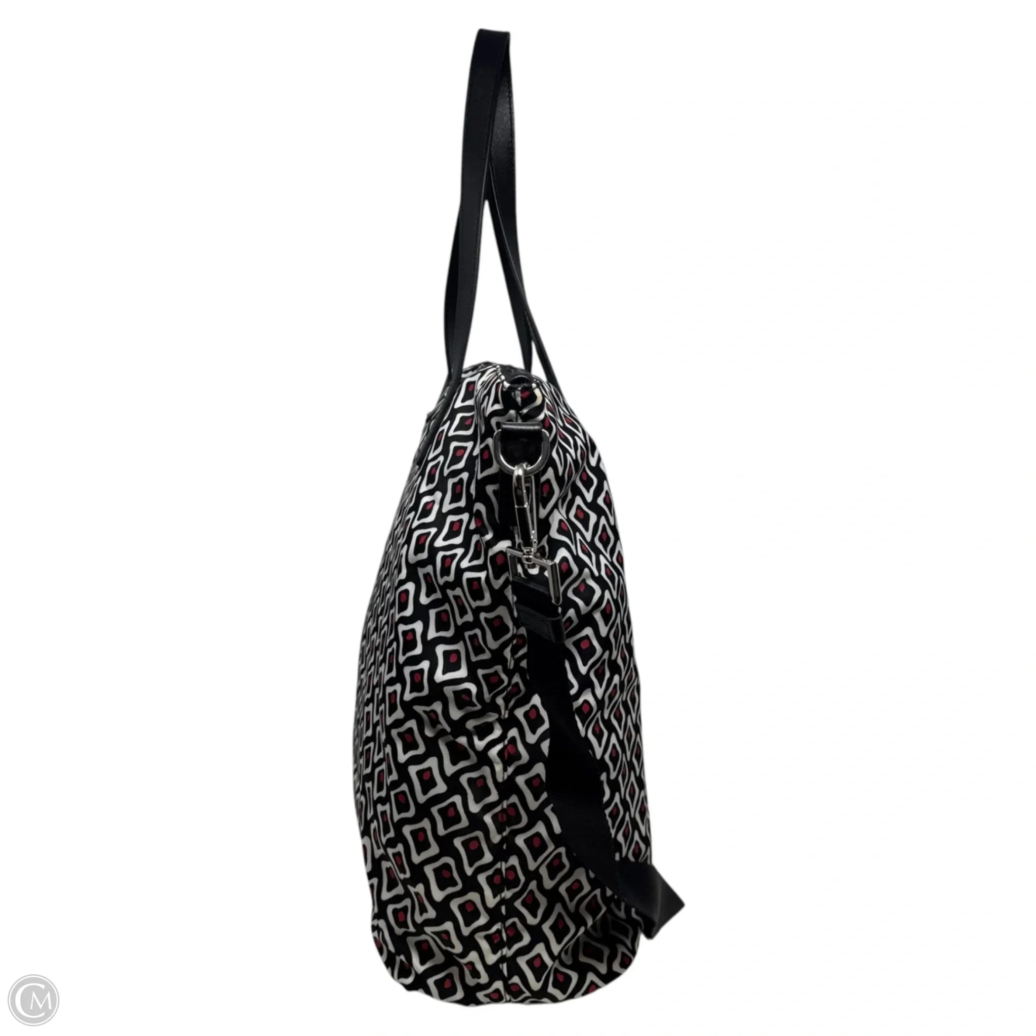 Tessuto Nylon Satchel Tote Luxury Designer By Prada, Size: Large