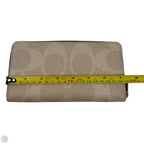 Monogram Long Zip Around Wallet Designer By Coach, Size: Large