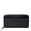 Men's Document Wallet In Signature Canvas Designer By Coach, Size: Large