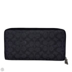 Men's Document Wallet In Signature Canvas Designer By Coach, Size: Large