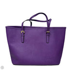 Jet Set Saffiano Leather Tote Designer By Michael Kors, Size: Medium