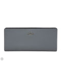 Crossgrain Slim Wallet In Granite Designer By Coach, Size: Large