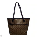 Signature Tote Designer By Coach, Size: Medium