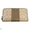 Stripe Long Zip Around Wallet Designer By Coach, Size: Large