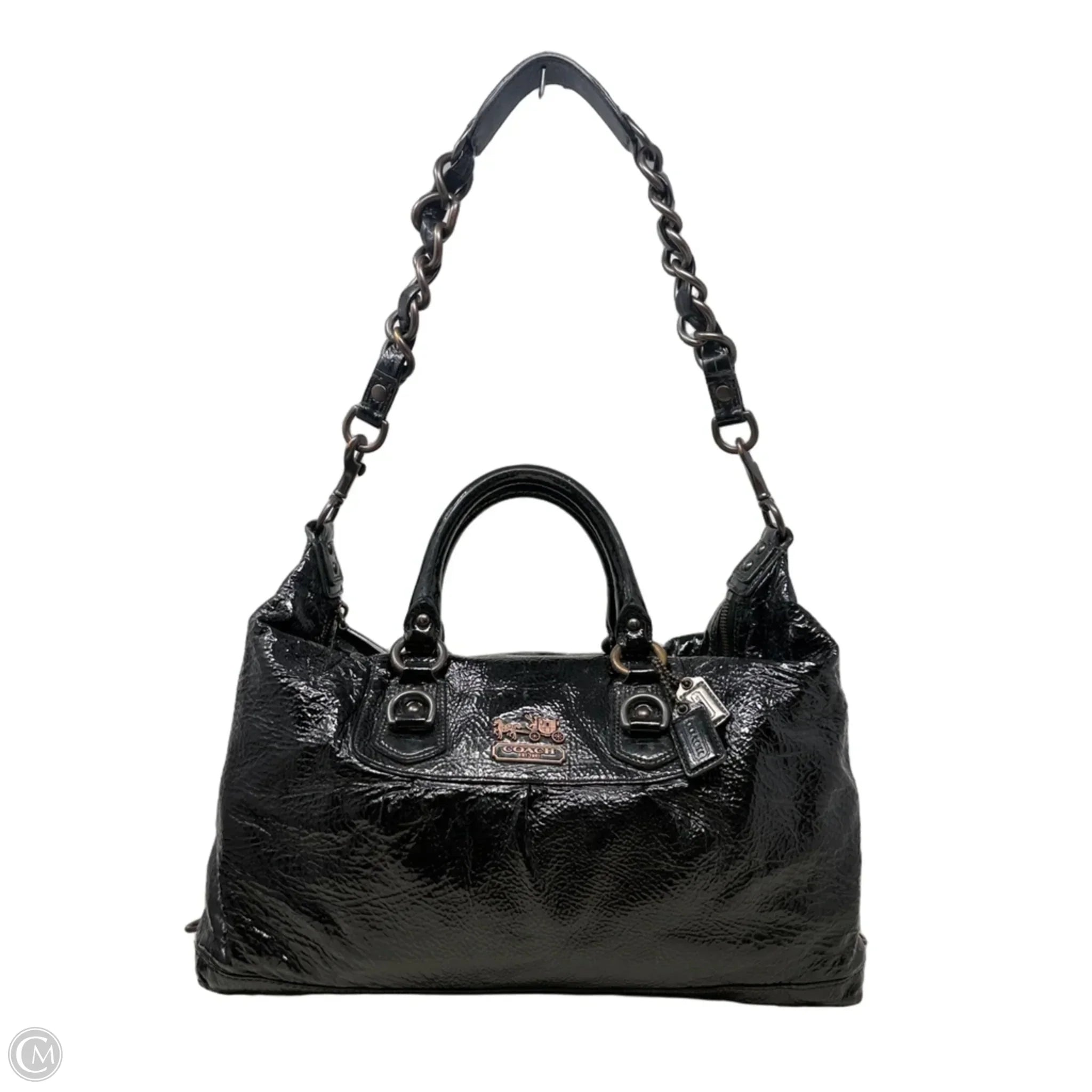 Vintage Madison Sabrina Convertible Strap Satchel Hobo Bag Designer By Coach, Size: Medium