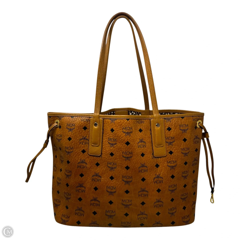Visetos Liz Reversible Shopper Tote Luxury Designer By MCM, Size: Medium