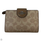 Corner Zip Wallet Designer By Coach, Size: Medium