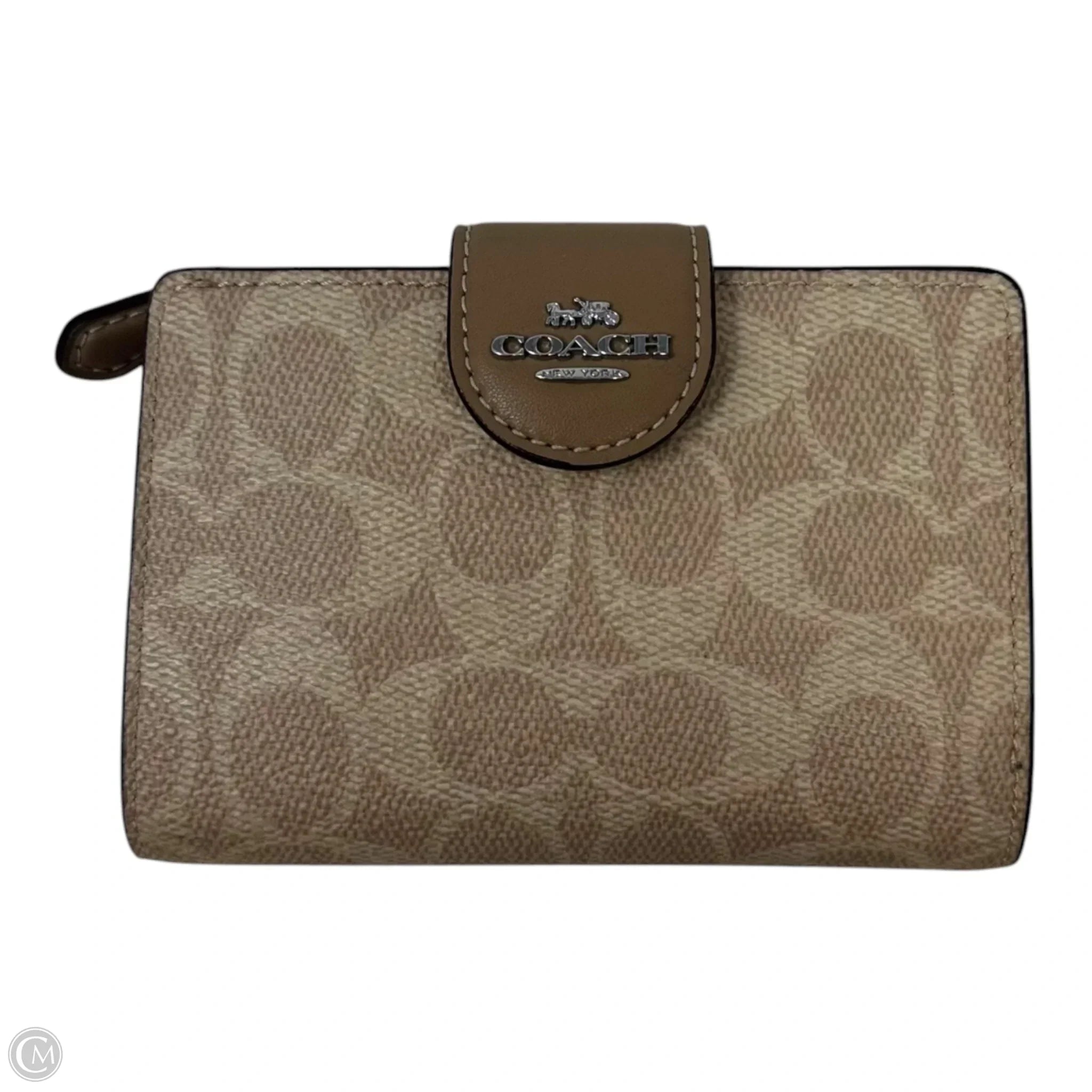 Corner Zip Wallet Designer By Coach, Size: Medium
