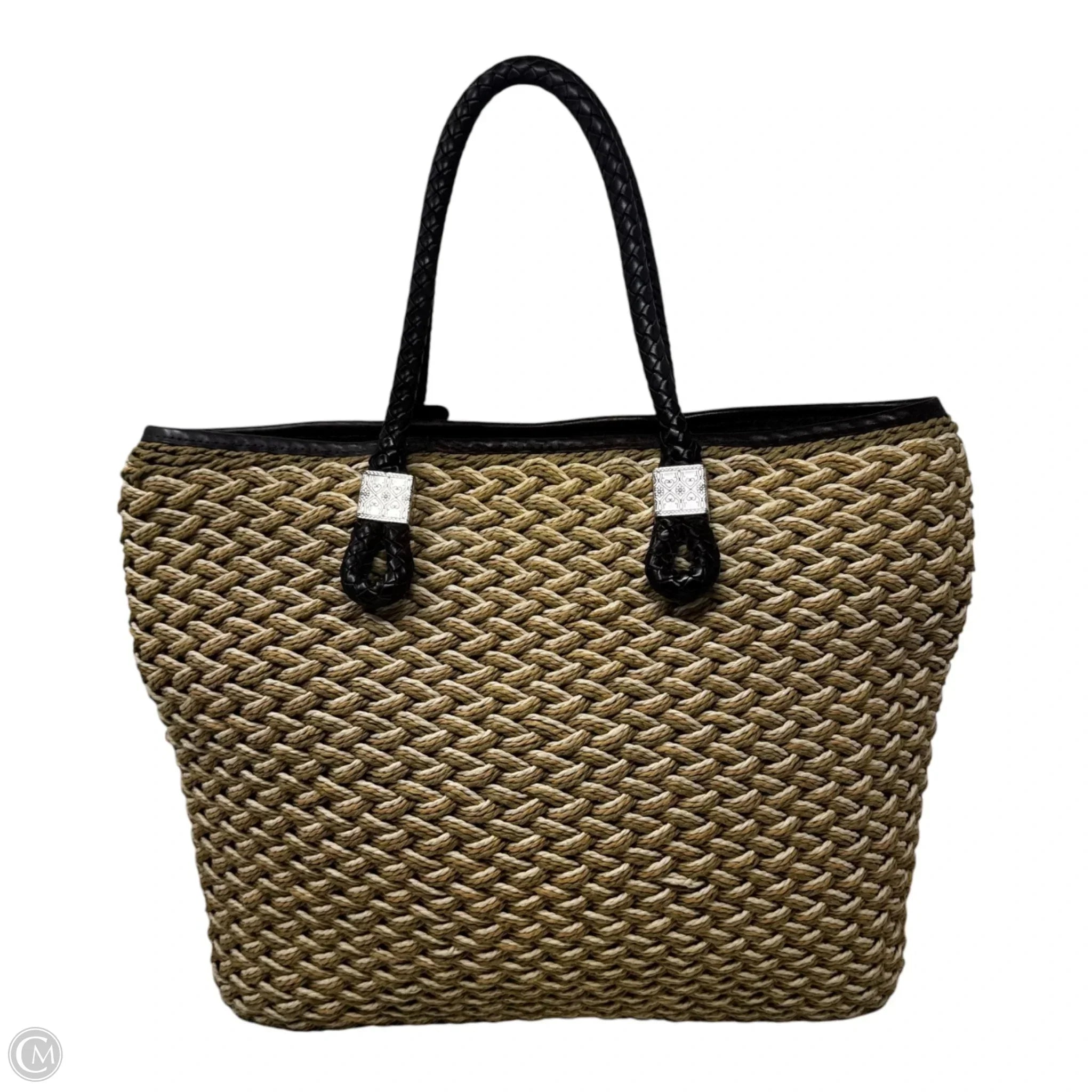 Woven Handbag By Brighton, Size: Medium