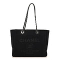 Mixed Fibers Small Deauville Tote Black