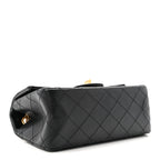 Aged Calfskin Quilted 2.55 Reissue Mini Flap Black
